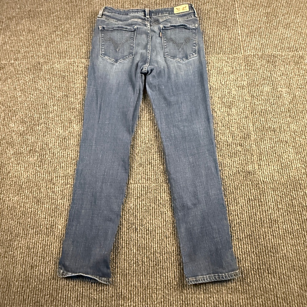 Levis Mid Rise Skinny Jeans Womens Size 10S Medium Wash Denim W30 L30 - Picture 2 of 15